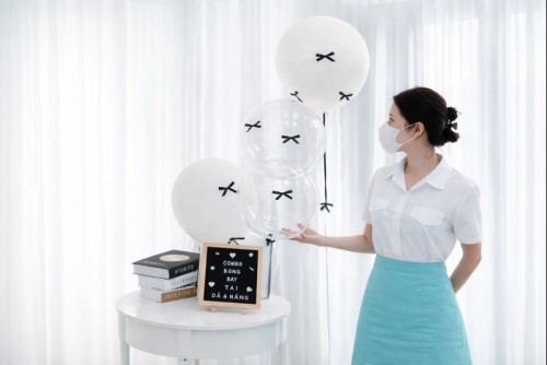 Combo Bóng Bay Helium Jumbo Trang Trí Sinh Nhật Sang Trọng