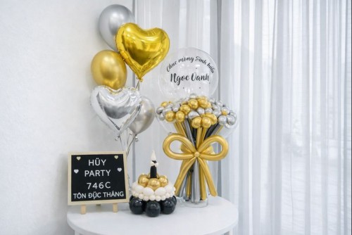 Combo Bóng Bay Và Bóng Tạo Hình Trang Trí – Mẫu M.02