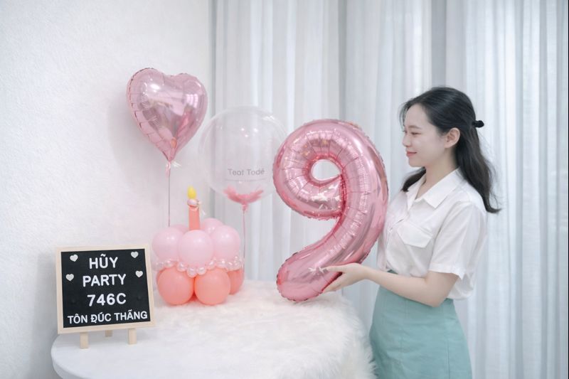 Combo Bóng Bay Và Bóng Tạo Hình Trang Trí – Mẫu M.01