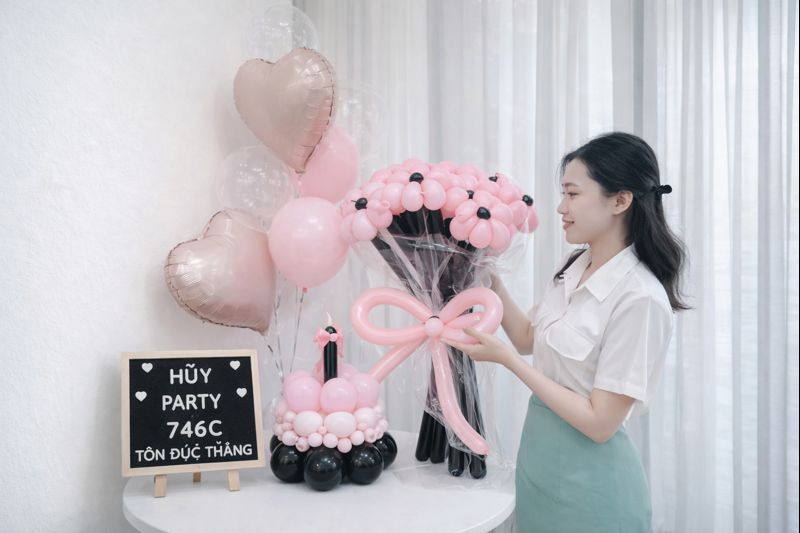 Combo Bóng Bay Và Bóng Tạo Hình Trang Trí – Mẫu M.02-01