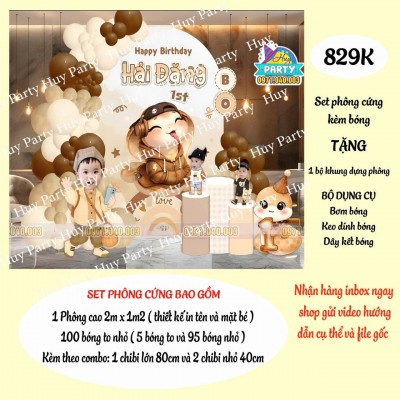 Set Sinh Nhật Đẹp – Trang Trí Sinh Nhật Trọn Gói Giá Tốt Toàn Quốc